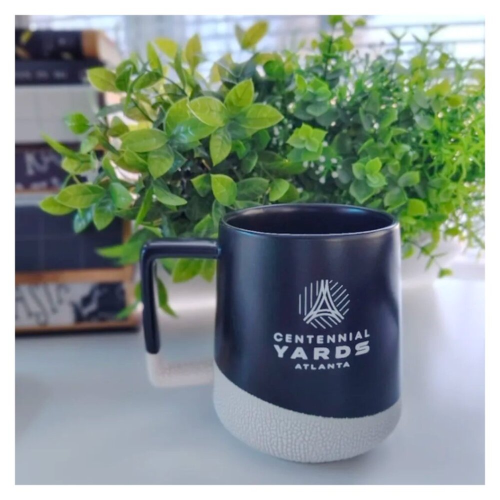 Centennial Yards Atlanta Ceramic Mug | Black Matte Textured Mug | 17 oz | NWOT